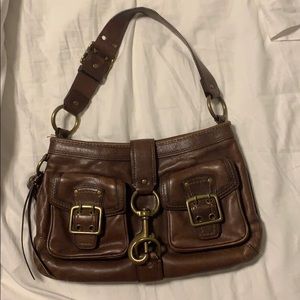 Coach Brown Leather Handbag Purse